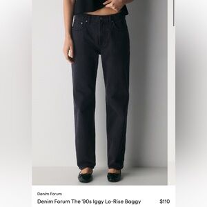 Denim Forum The '90s Iggy Lo-Rise Baggy Jean